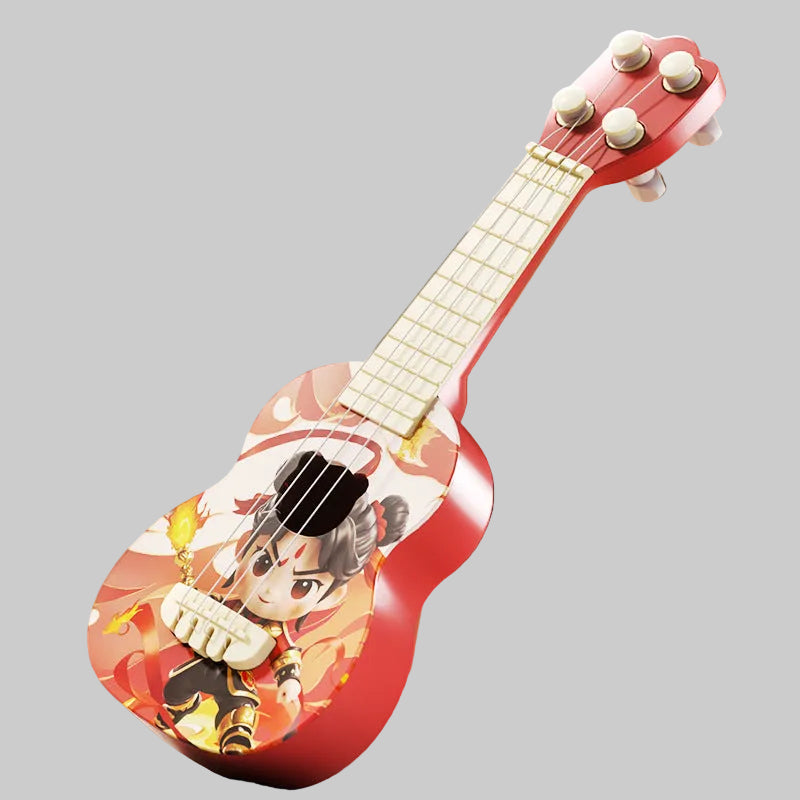 Ukulele Acustic Pentru Copii Cu Design Jucăuș 6