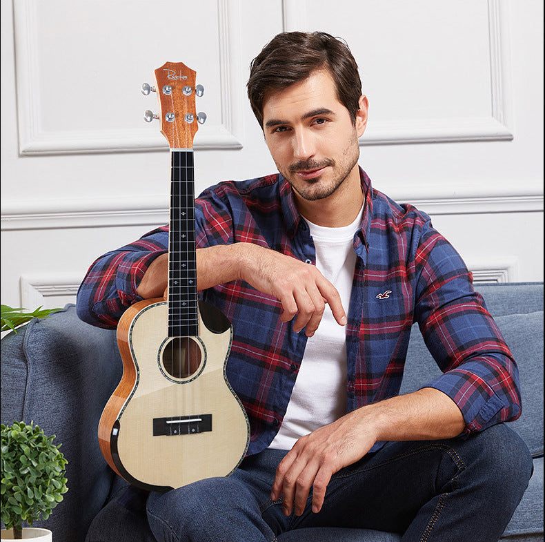 Ukulele Acustic pentru Femei cu Design Elegant 0