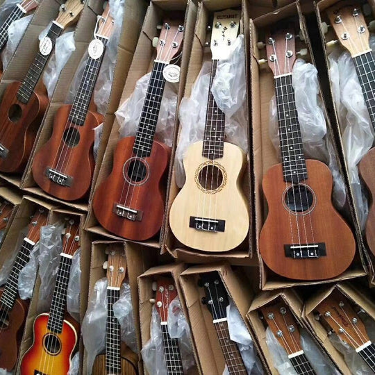Ukulele Compact Din Lemn Masiv Pentru Bărbați Și Femei 6