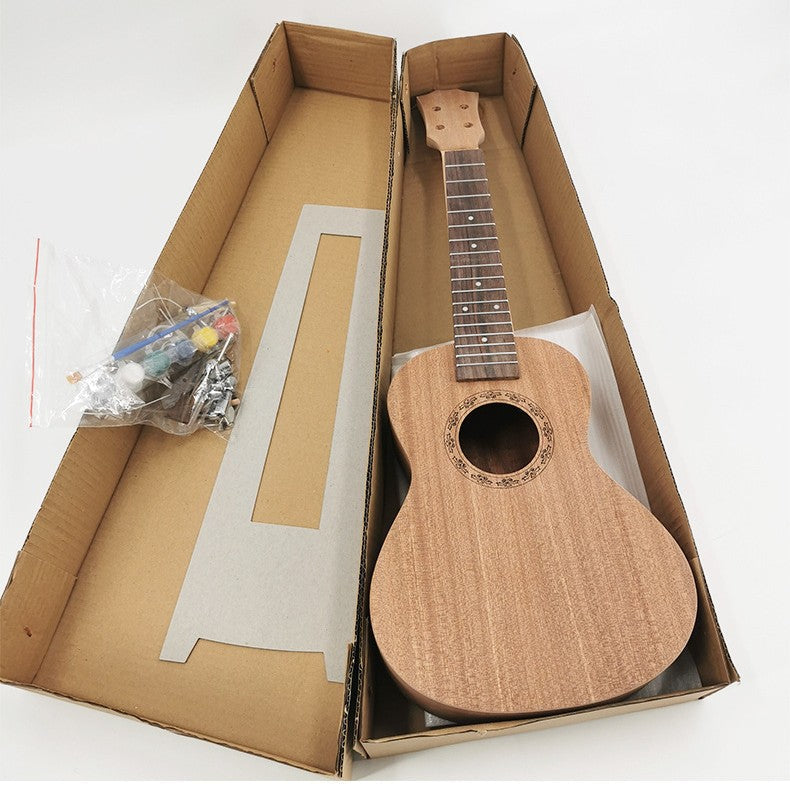 Ukulele Compact Din Lemn Masiv Pentru Bărbați Și Femei 7