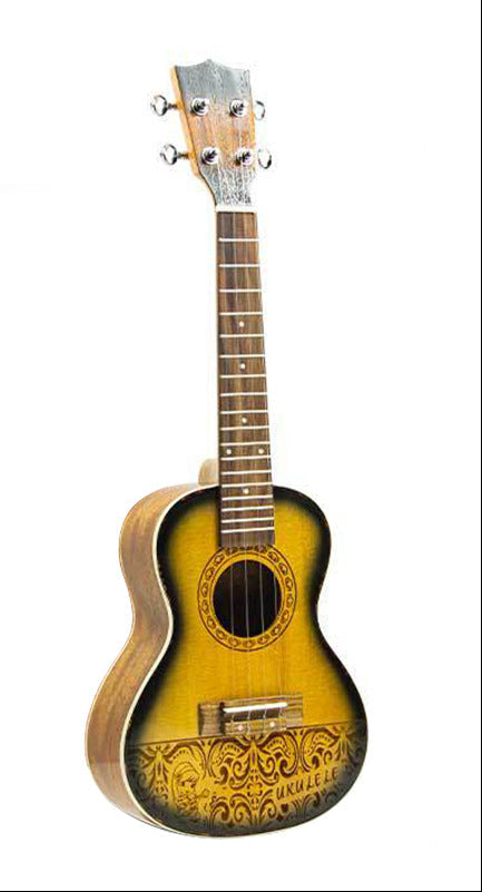 Ukulele Compact Pentru Bărbați și Femei cu Sunet Echilibrat 4