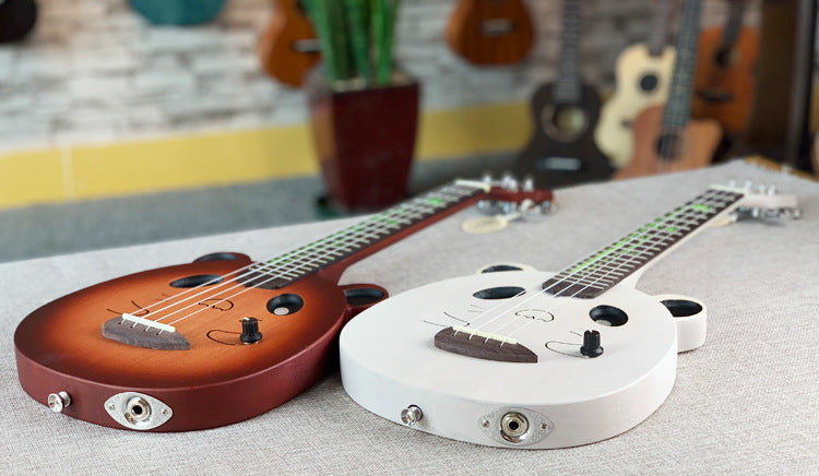 Ukulele Electric cu Design Jucăuș pentru Bărbați și Femei 1
