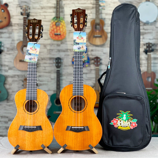 Ukulele acustic pentru bărbați și femei, model compact de 23 inchi 1