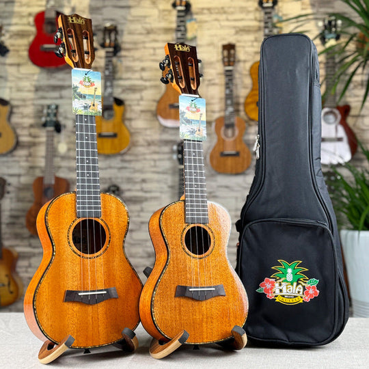 Ukulele acustic pentru bărbați și femei, model compact de 23 inchi 3