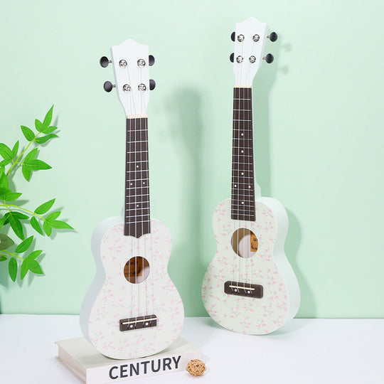 Ukulele cu modele florale pentru bărbați și femei portabil 0