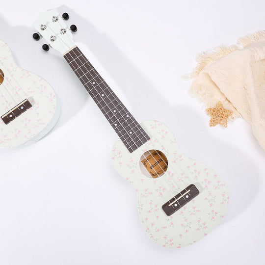 Ukulele cu modele florale pentru bărbați și femei portabil 1