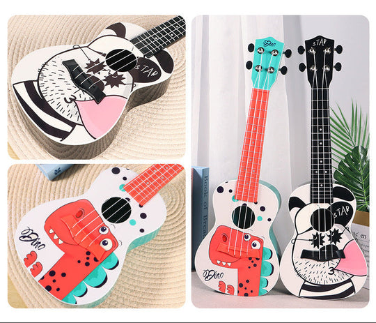 Ukulele pentru Copii Compact Cu Design Tematic Dinozaur 2