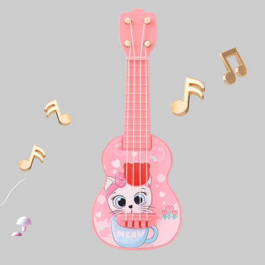 Ukulele pentru Copii Cu Design Tematic Pisici 0