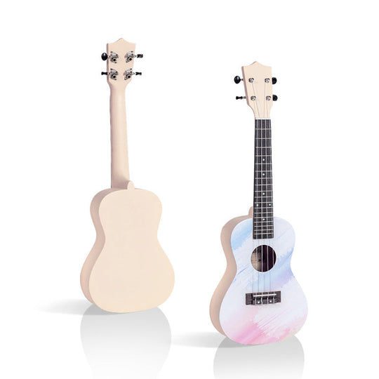 Ukulele pentru copii cu design artistic vibrant 6