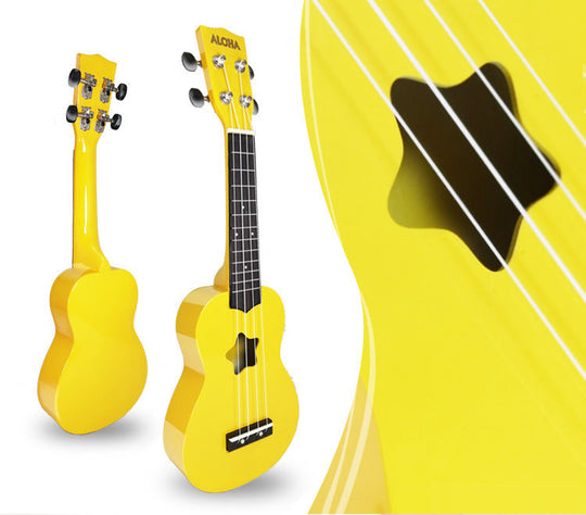 Ukulele pentru copii cu design colorat și formă unică 0