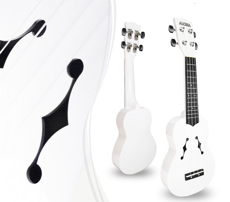 Ukulele pentru copii cu design colorat și formă unică 11