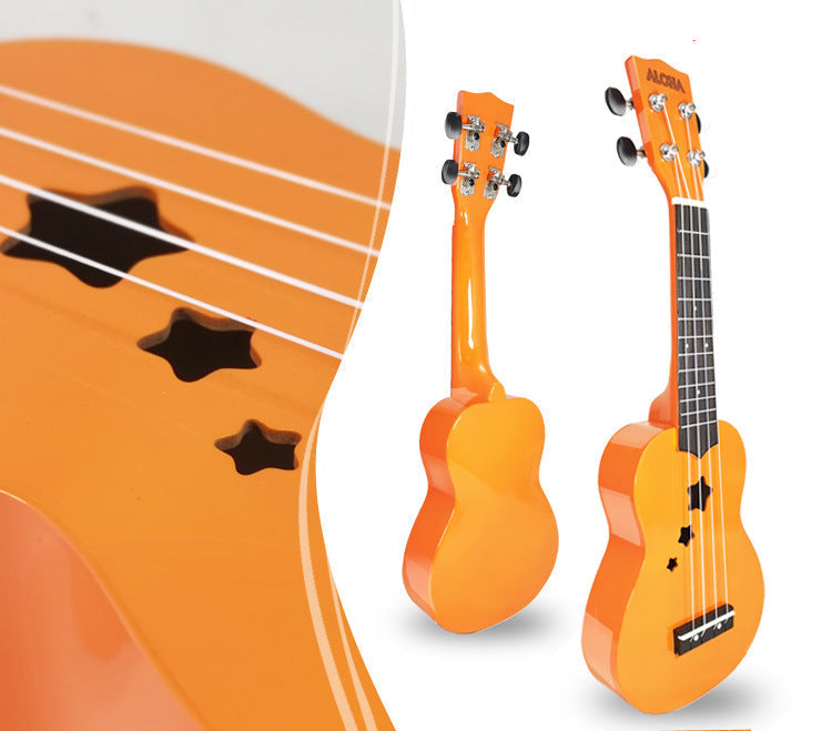 Ukulele pentru copii cu design colorat și formă unică 6