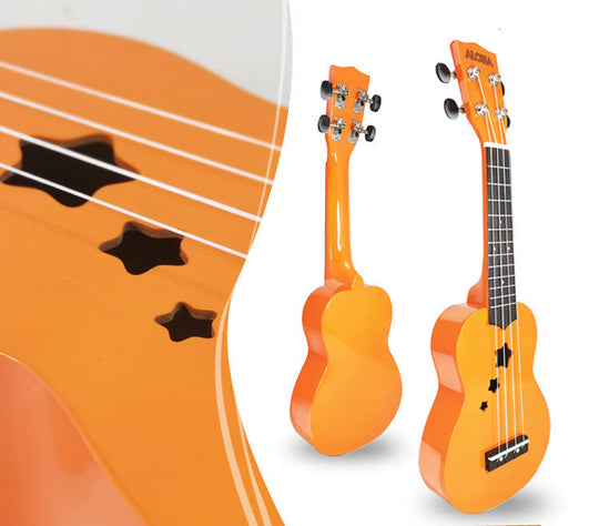 Ukulele pentru copii cu design colorat și formă unică 6