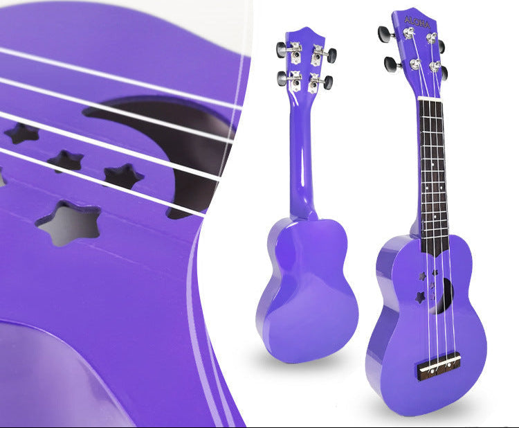Ukulele pentru copii cu design colorat și formă unică 7