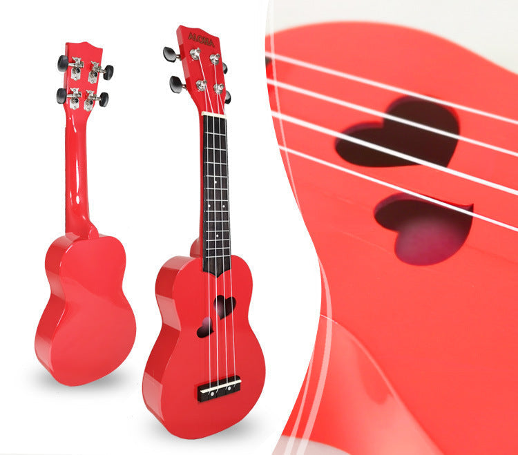 Ukulele pentru copii cu design colorat și formă unică 8