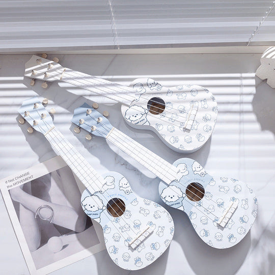 Ukulele pentru copii cu design tematic de desene animate 0