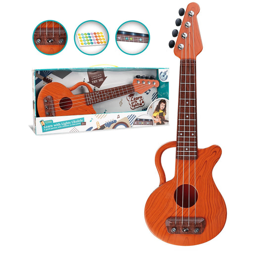Ukulele pentru copii cu lumini ghidaj Interdraft Learning 4