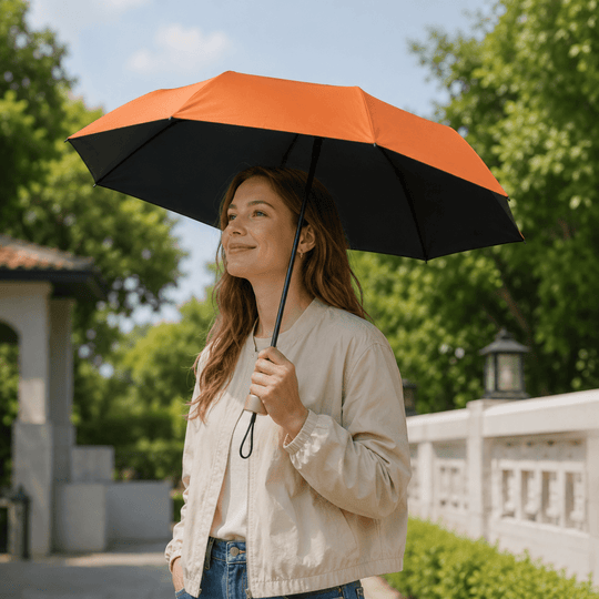 Umbrelă Compactă pentru Soare și Ploaie cu Design Ultraușor 8