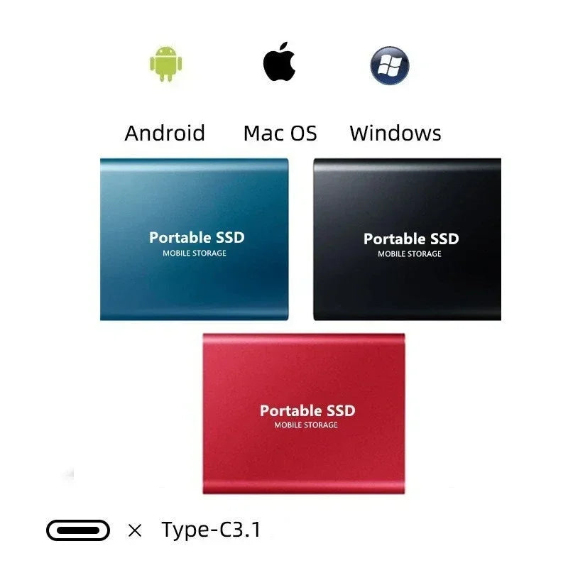 Unitate SSD portabilă de mare viteză, design compact 4