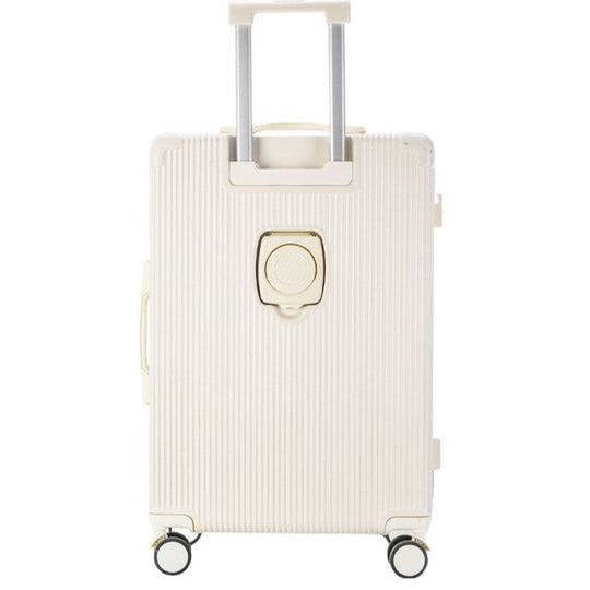 Valiză Compactă Spinner Unisex cu Design cu Nervuri 3
