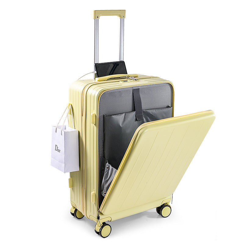 Valiză Mare Unisex cu Carcasă Rigidă și Compartimente Multiple pentru Călătorii 4