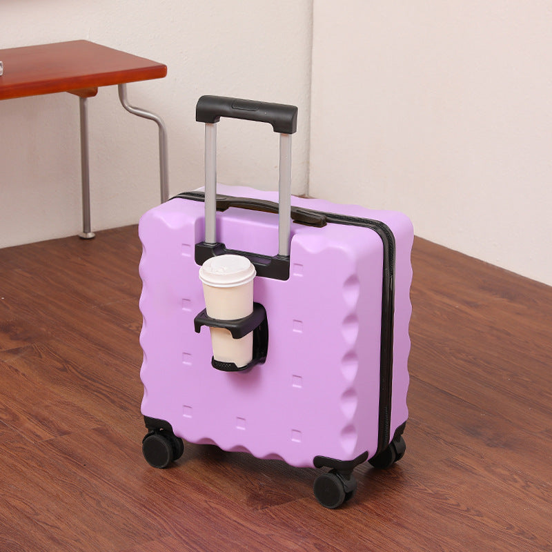 Valiză Troler Compactă Unisex cu Suport pentru Pahare și Roți Multidirecționale 6