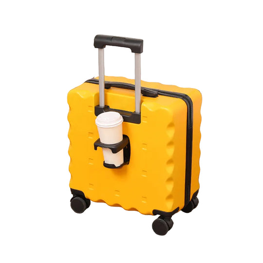 Valiză Unisex Cu Roți Multidirecționale Și Design Texturat 0