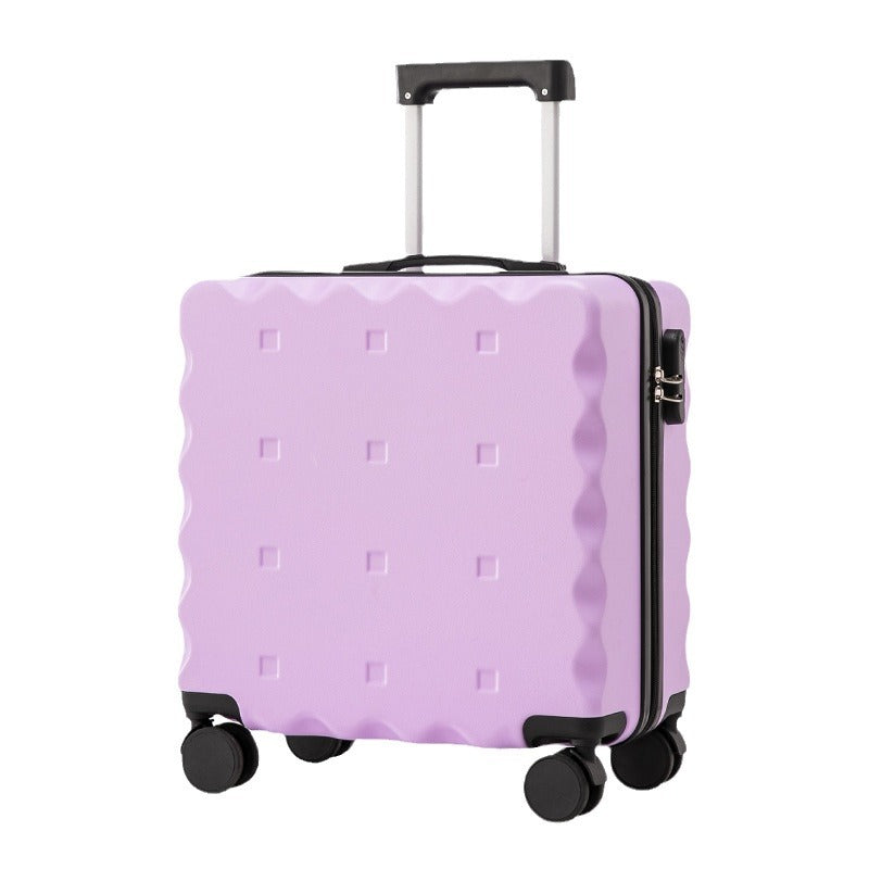 Valiză Unisex Cu Roți Multidirecționale Și Design Texturat 2