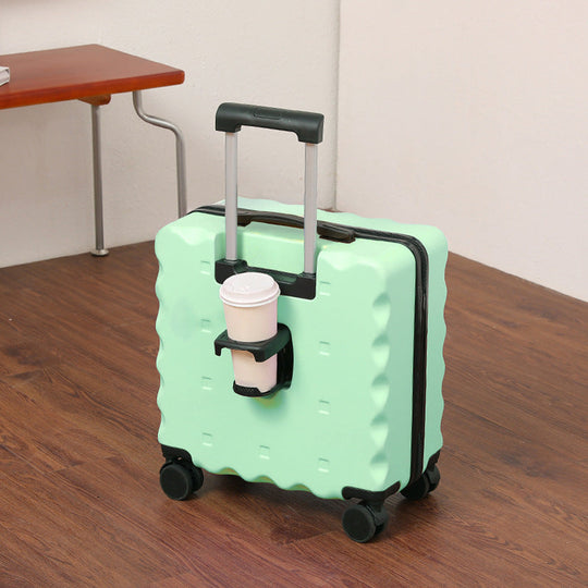 Valiză Unisex Cu Roți Multidirecționale Și Design Texturat 3