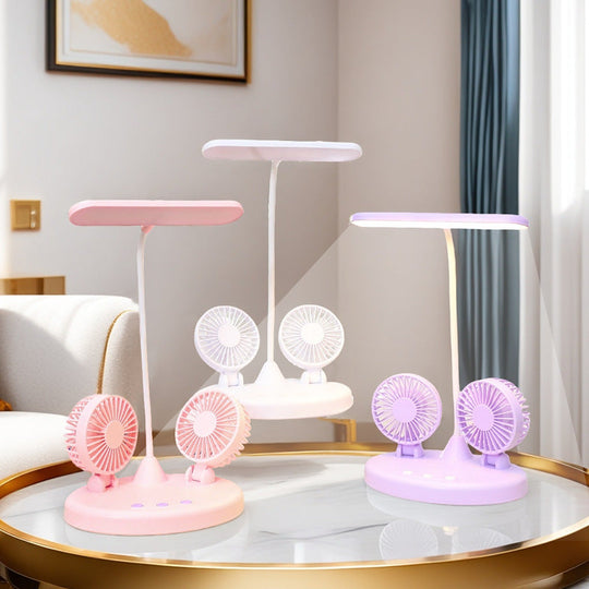 Ventilator De Masă Multifuncțional Cu Iluminare LED 1