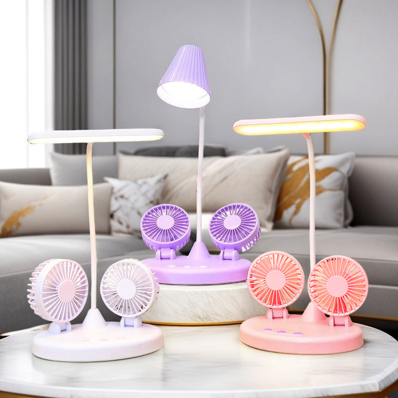 Ventilator De Masă Multifuncțional Cu Iluminare LED 2