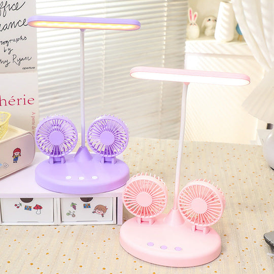 Ventilator De Masă Multifuncțional Cu Iluminare LED 3