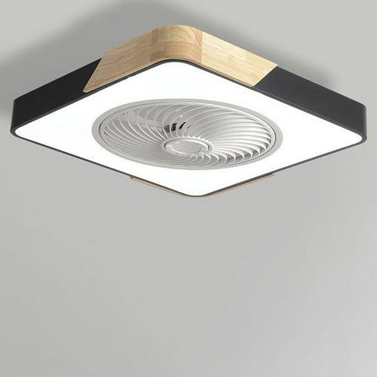 Ventilator De Tavan Modern Fără Lame Cu Iluminare LED Ajustabilă 10