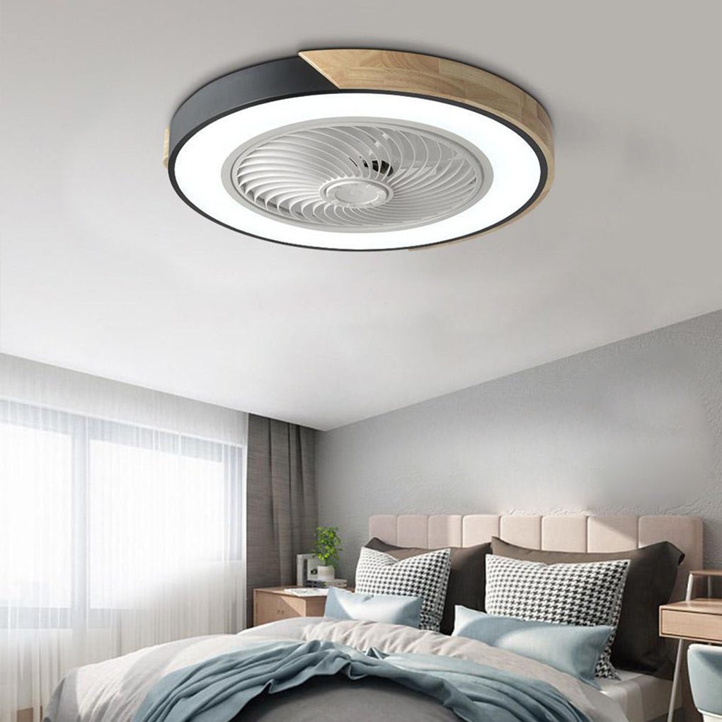 Ventilator De Tavan Modern Fără Lame Cu Iluminare LED Ajustabilă 3