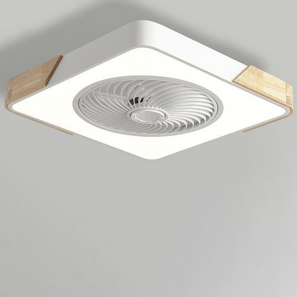 Ventilator De Tavan Modern Fără Lame Cu Iluminare LED Ajustabilă 8