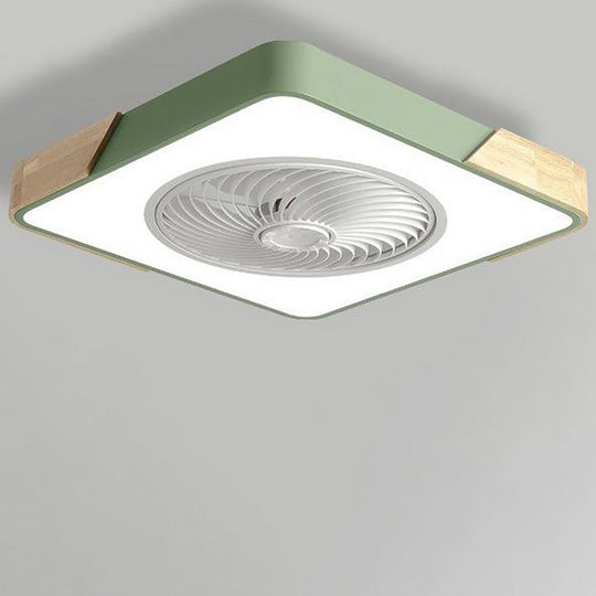 Ventilator De Tavan Modern Fără Lame Cu Iluminare LED Ajustabilă 9