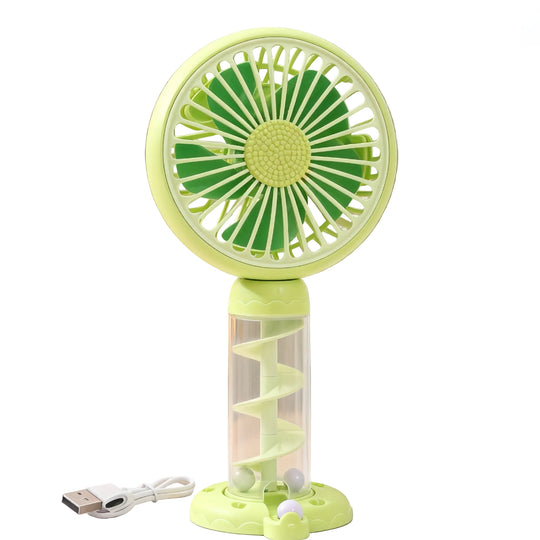 Ventilator Mini Portabil USB pentru Femei cu Design Spiralat 0
