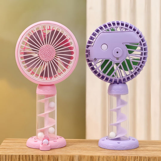 Ventilator Mini Portabil USB pentru Femei cu Design Spiralat 1