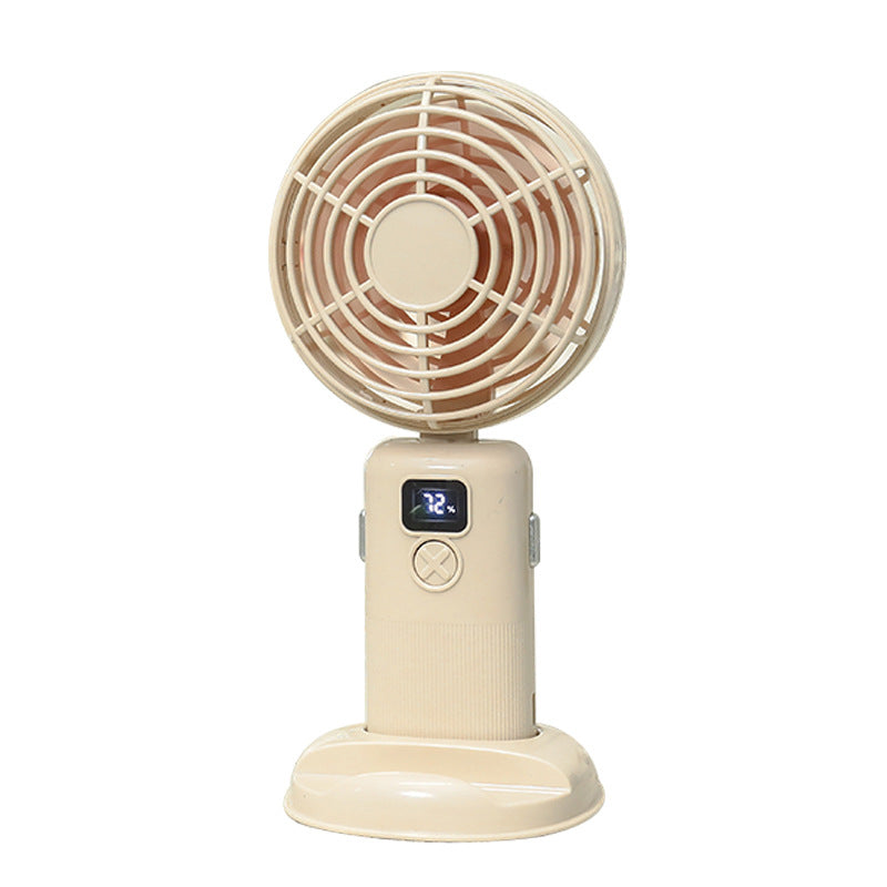 Ventilator Mini Portabil USB pentru Femei cu Ecran LCD 5