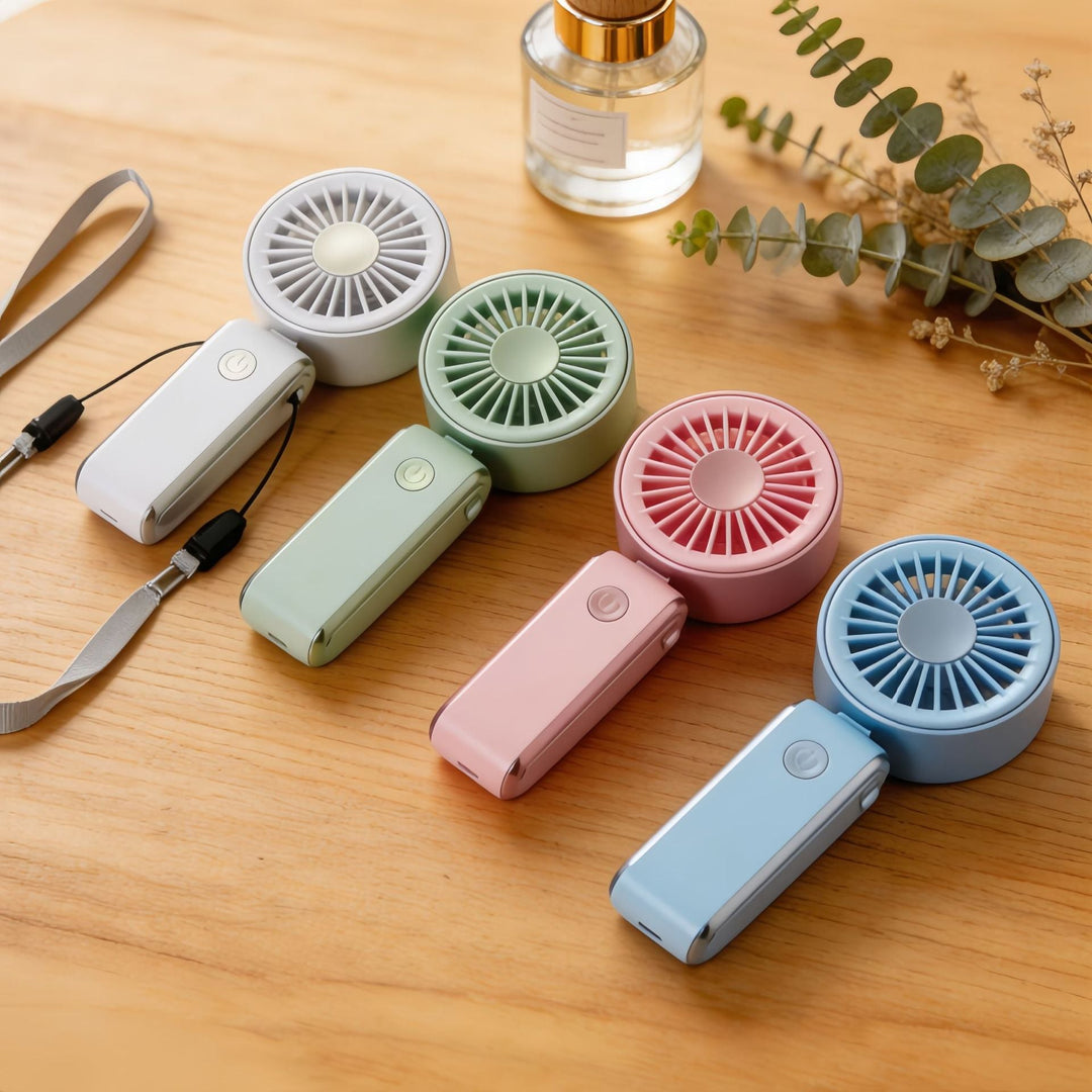 Ventilator Mini Portabil Unisex Compact cu Viteze Reglabile 1