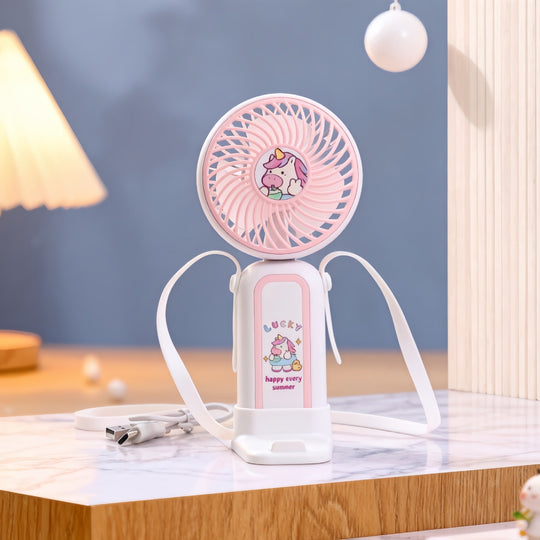 Ventilator Mini Portabil Unisex Compact cu Viteze Reglabile 10