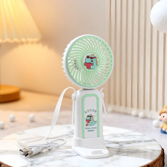 Ventilator Mini Portabil Unisex Compact cu Viteze Reglabile 3