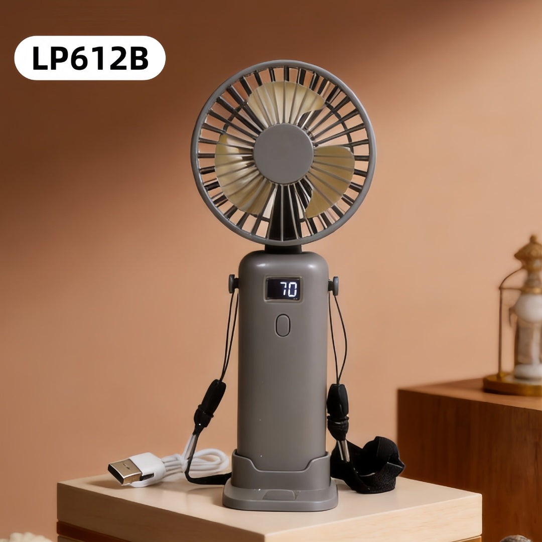 Ventilator Mini Portabil Unisex Compact cu Viteze Reglabile 5