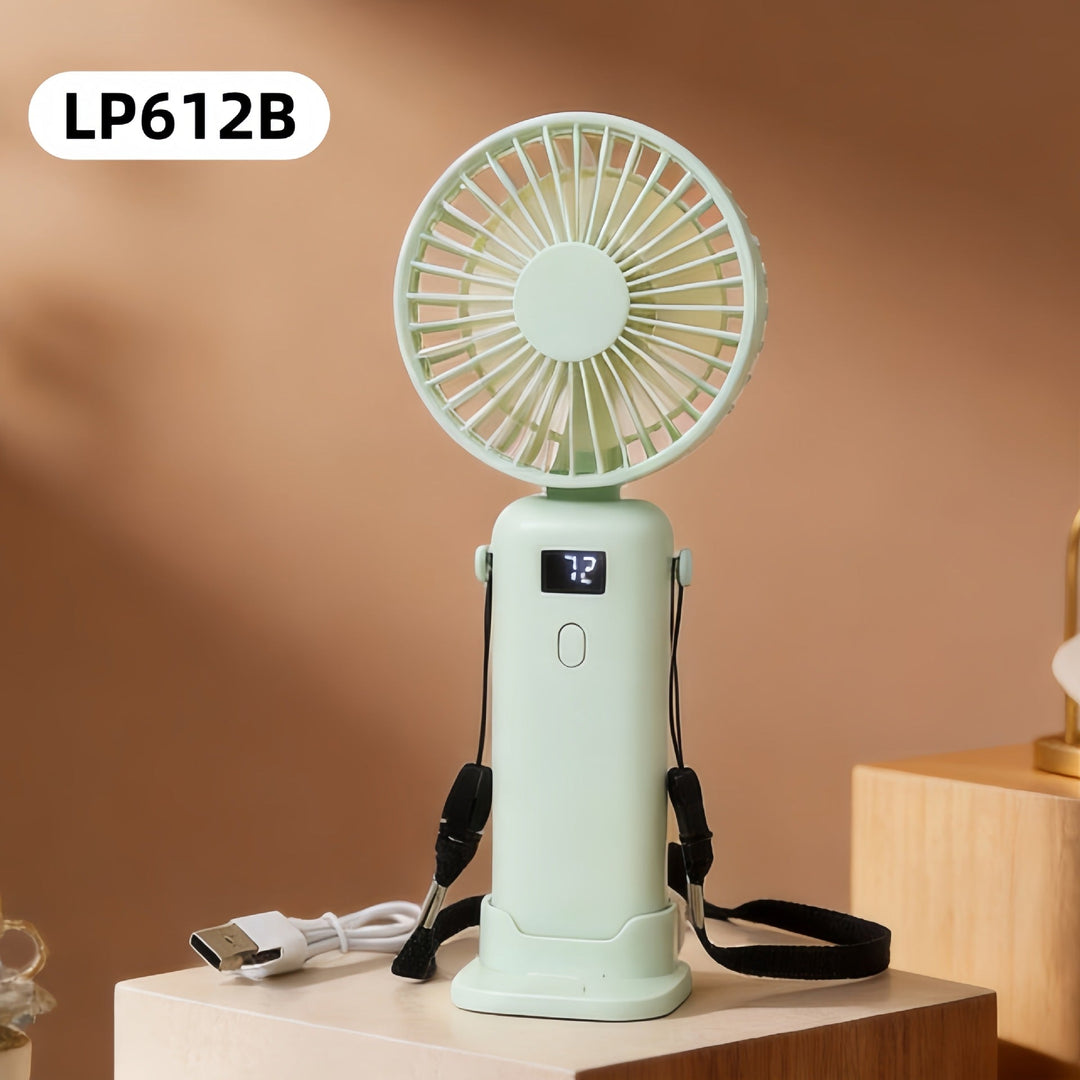 Ventilator Mini Portabil Unisex Compact cu Viteze Reglabile 7