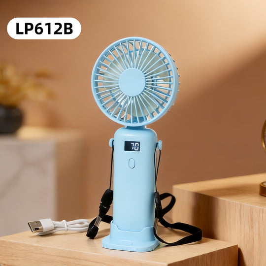 Ventilator Mini Portabil Unisex Compact cu Viteze Reglabile 9