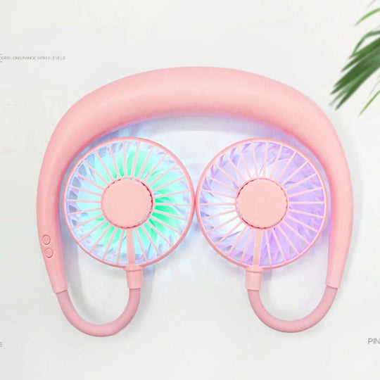 Ventilator Mini cu Gât Suspendat LED pentru Exterior 2