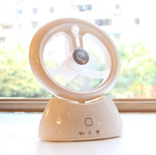 Ventilator Mini cu Pulverizare pentru Birou și Dormitor 1