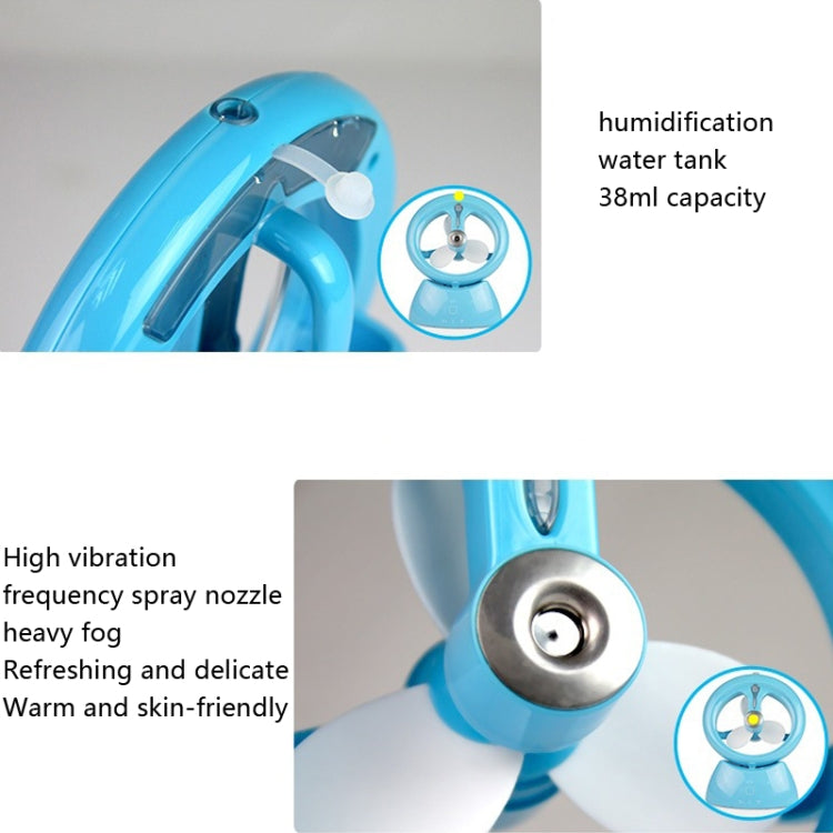 Ventilator Mini cu Pulverizare pentru Birou și Dormitor 5
