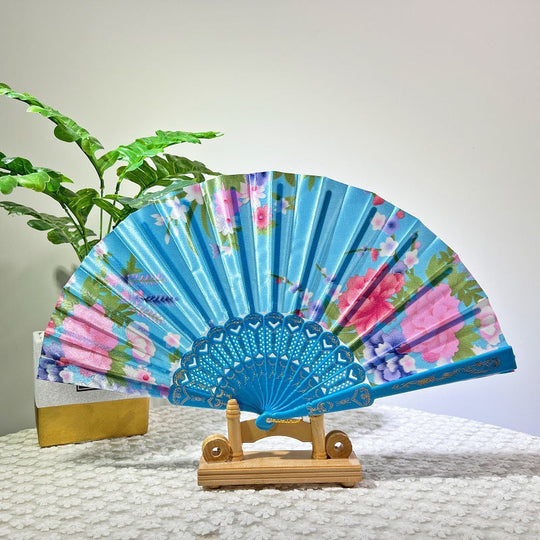 Ventilator Pliabil pentru Femei cu Design Floral Colorat 11