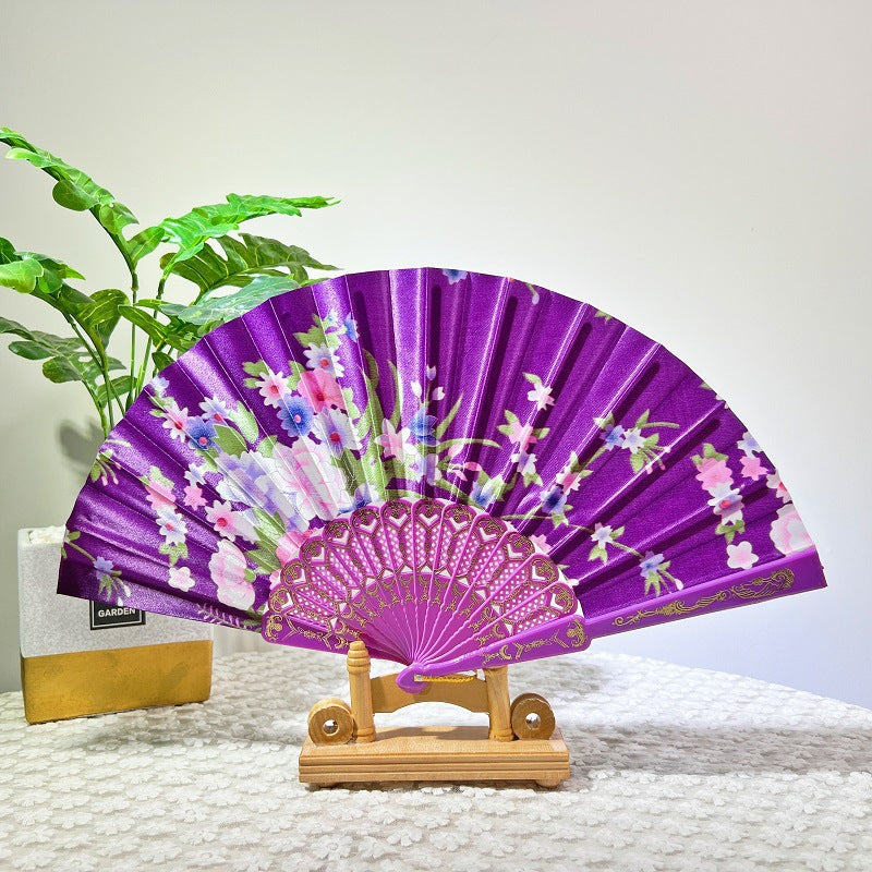 Ventilator Pliabil pentru Femei cu Design Floral Colorat 12
